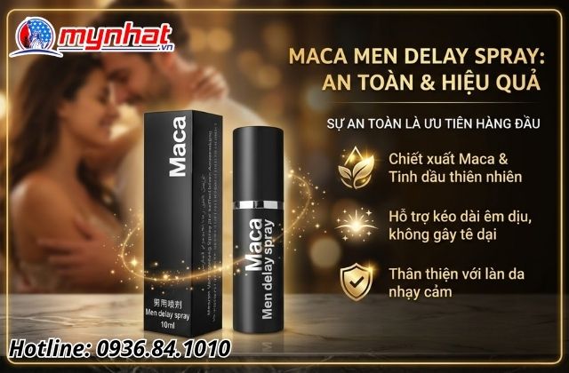 Maca Men Delay Spray có an toàn không?