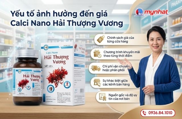 Yếu tố ảnh hưởng đến giá Calci Nano Hải Thượng Vương