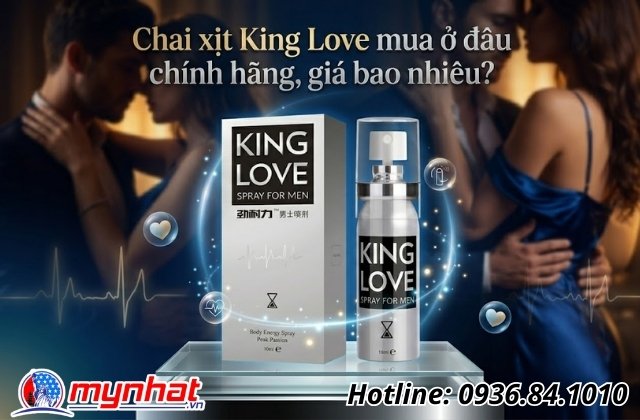 Giá chai xịt King Love chính hãng hiện nay là bao nhiêu?