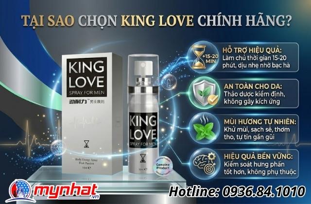Tại sao bạn nên tìm mua King Love chính hãng thay vì hàng trôi nổi?