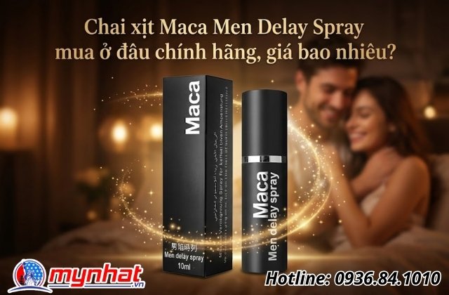 Giá chai xịt Maca Men Delay Spray niêm yết là bao nhiêu?