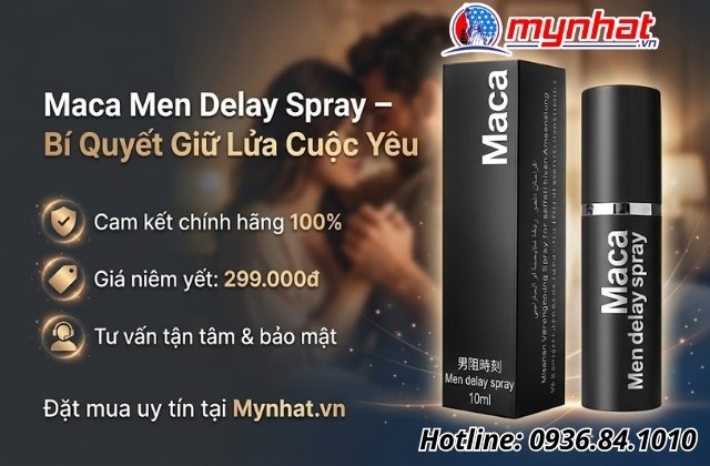 Dấu hiệu nhận biết Maca Men Delay Spray thật và giả