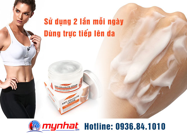 Hướng dẫn sử dụng kem bôi tan mỡ Elaimei Anti Cellulite Cream