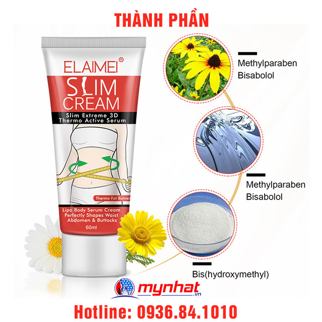 thành phần của Elaimei Slim Cream