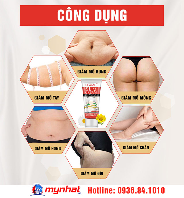 Công dụng Elaimei Slim Cream