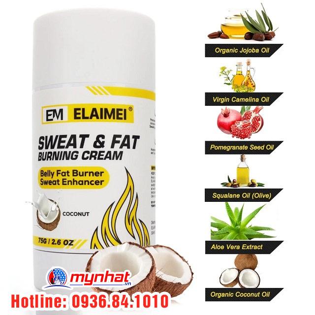 Thành phần của Elaimei Sweat & Fat Burning
