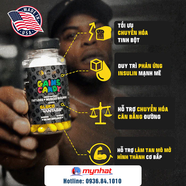 GAINS CANDY GLUCOVANTAGE có tốt không?