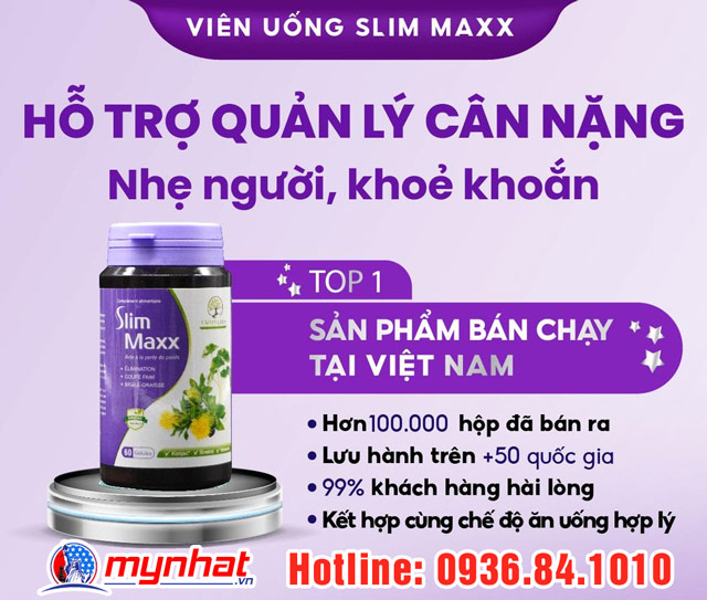 Giảm cân Slim Maxx của Pháp chính hãng giá bao nhiêu?
