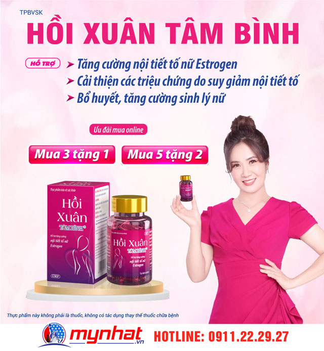 Lợi ích chính của viên uống Hồi Xuân Tâm Bình