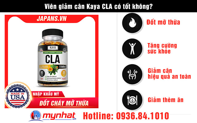 Viên giảm cân Kaya CLA có tốt không?