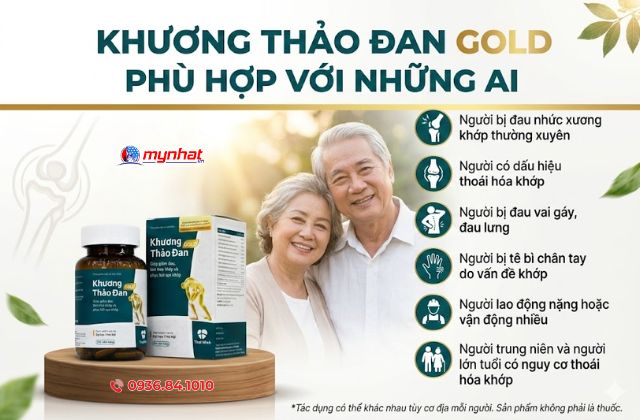 Khương Thảo Đan Gold phù hợp với những ai