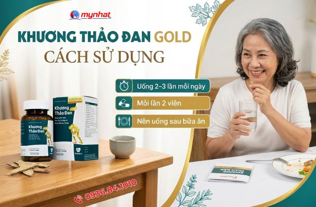 Cách sử dụng Khương Thảo Đan Gold