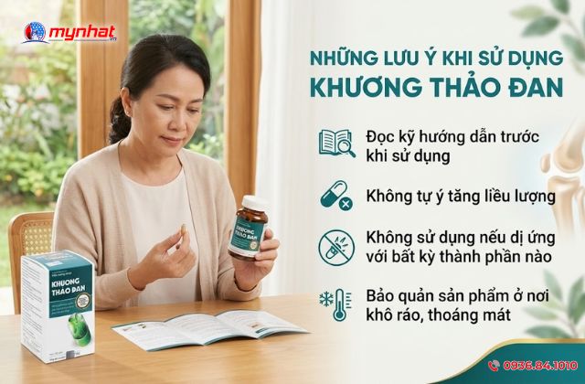 Những lưu ý khi sử dụng Khương Thảo Đan