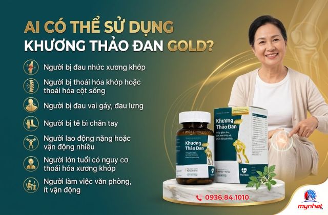 Những đối tượng có thể sử dụng Khương Thảo Đan Gold