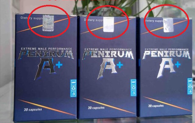 Cách phân biệt viên uống tăng kích thước cậu nhỏ Penirum A+ chính hãng
