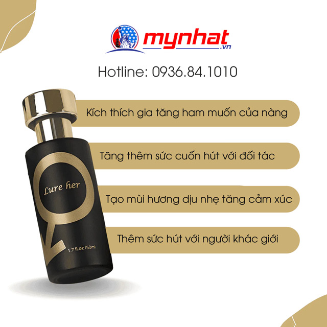 Lure Her - Nước hoa kích tạo mùi hương kích thích chuyện ấy với nữ