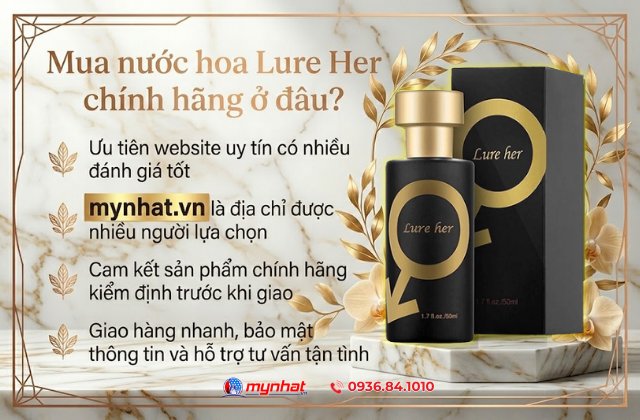 Mua nước hoa Lure Her chính hãng ở đâu?