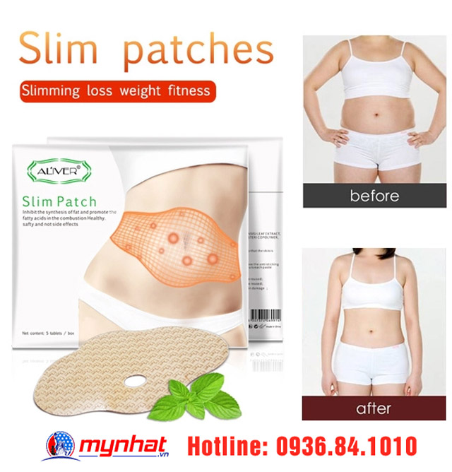 Hướng dẫn sử dụng, cách dán miếng dán tan mỡ Slim Patch