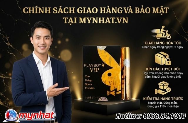 Chính sách giao hàng và bảo mật khi mua PlayBoy Vip tại Mynhat.vn
