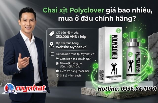 Chai xịt Polyclover giá bao nhiêu, mua ở đâu chính hãng?