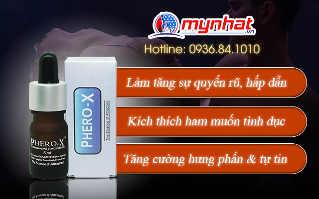 Phero-X - Nước hoa tình yêu, kích thích nữ giới cho phái mạnh