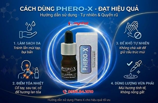 Cách sử dụng Phero-X để đạt hiệu quả tốt