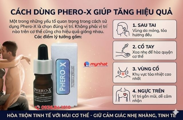 Cách dùng Phero-X giúp tăng hiệu quả