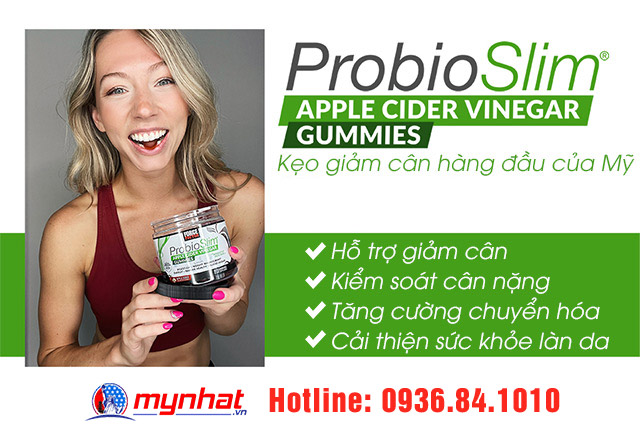 Công dụng của kẹo giảm cân ProbioSlim Apple Cider Vinegar Gummies
