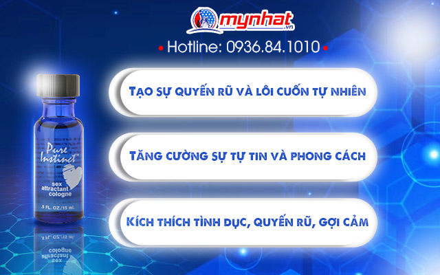 Pure Instinct Blue - Nước hoa tạo mùi hương làm say đắm phái đẹp