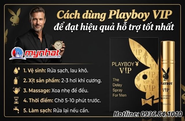 Cách dùng Playboy VIP để đạt hiệu quả hỗ trợ tốt nhất