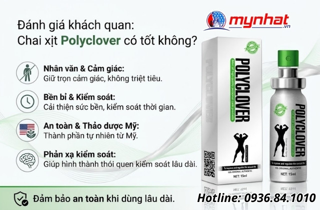 Đánh giá khách quan: Chai xịt Polyclover có tốt không?