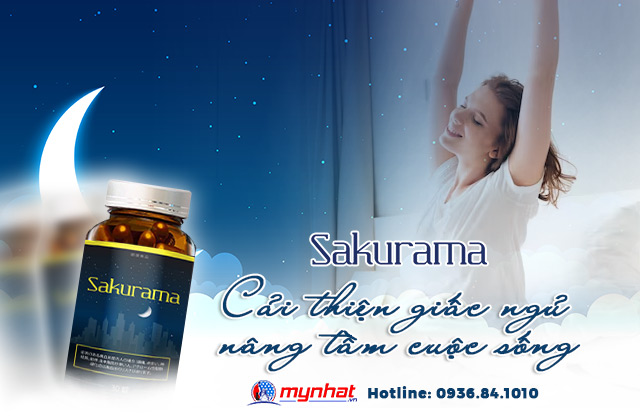 Sakurama - Viên uống giúp ngủ ngon cho người mất ngủ, mất ngủ lâu năm