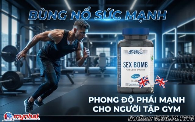 Tại sao dân tập Gym và chơi thể thao nên sử dụng Sex Bomb For Him?