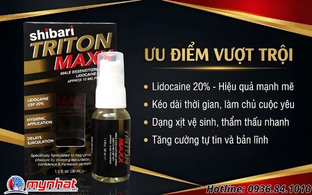 Những ưu điểm vượt trội giúp Shibari Triton Maxx khác biệt với các sản phẩm khác