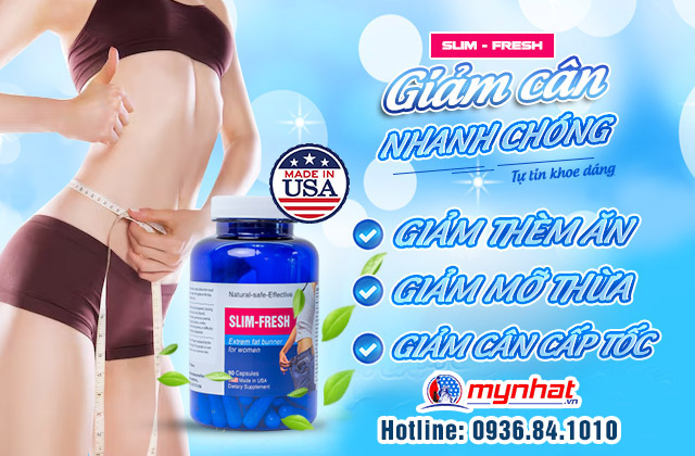Slim Fresh: Giảm cân tự nhiên và an toàn