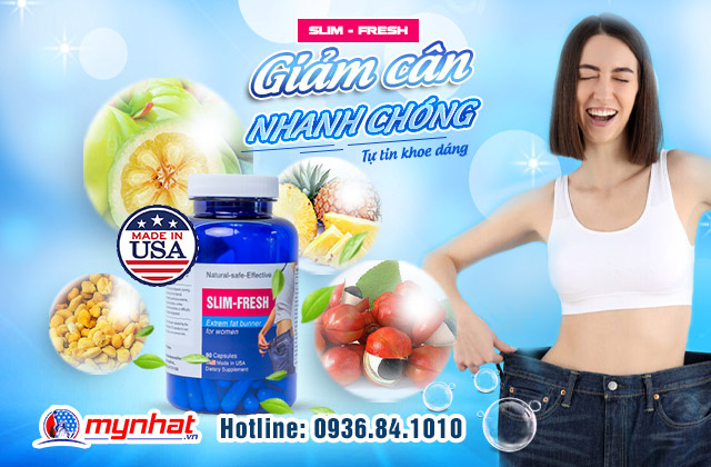 Thành phần ưu việt của viên giảm cân Slim Fresh