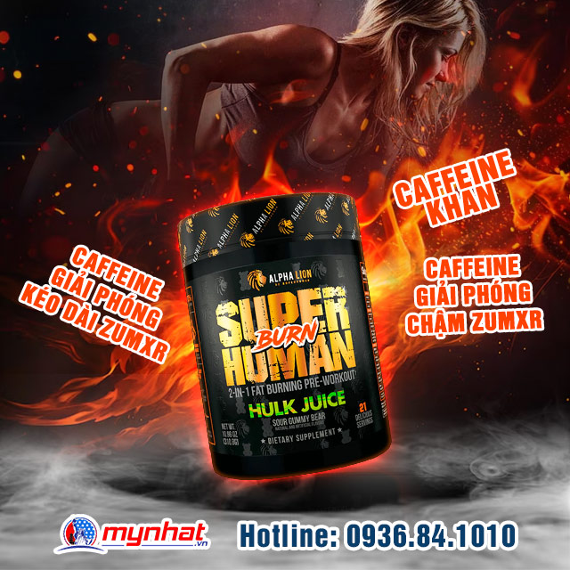 Thành phần có trong Superhuman Burn 2 in 1