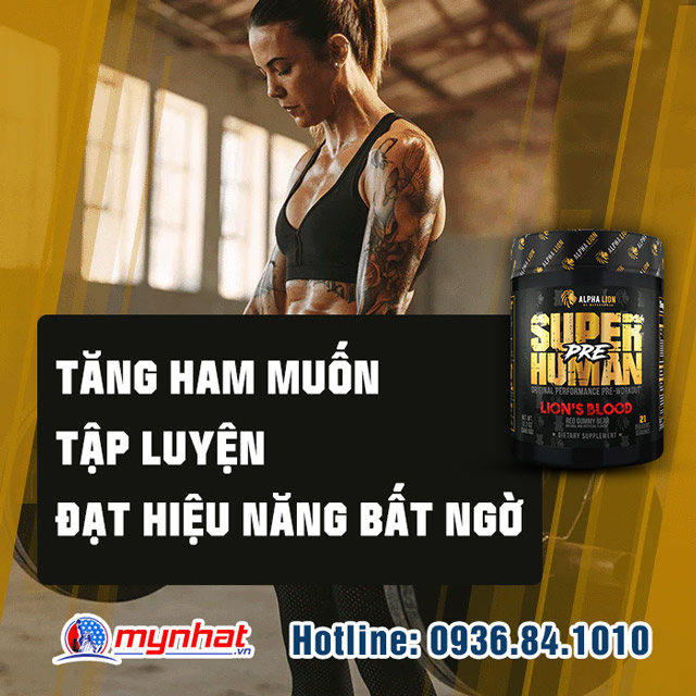 Hướng dẫn sử dụng sản phẩm hỗ trợ tập luyện SUPERHUMAN PRE