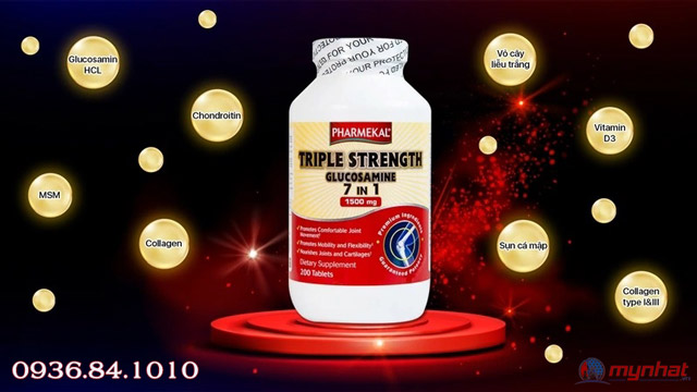 thành phần viên uống Triple strength glucosamine