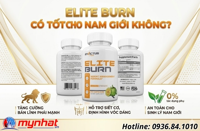 viên uống giảm cân Elite Burn có tốt cho nam không?