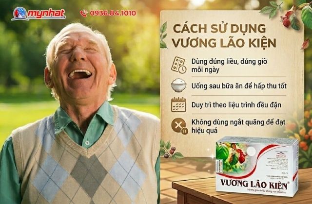 Cách sử dụng Vương Lão Kiện đúng chuẩn là gì