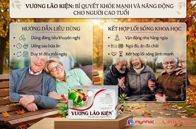 Cách sử dụng Vương Lão Kiện kết hợp lối sống khoa học