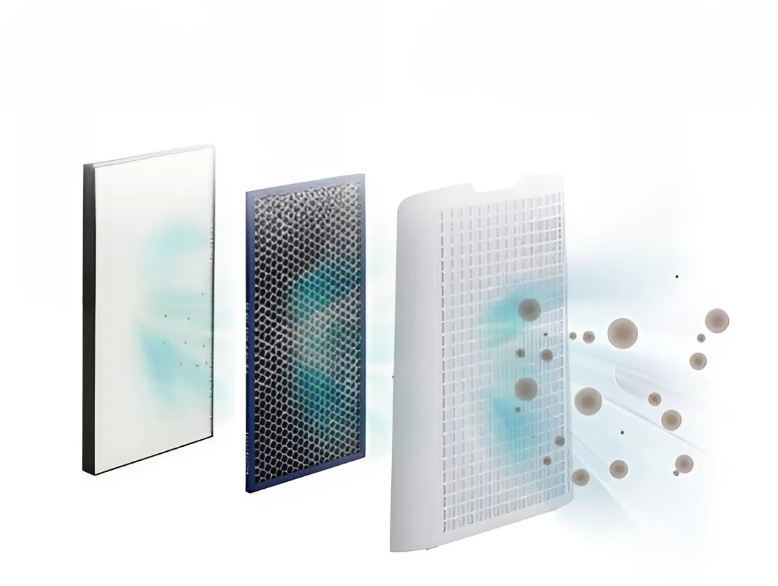 3 mang loc manh me Sharp KI-LX75