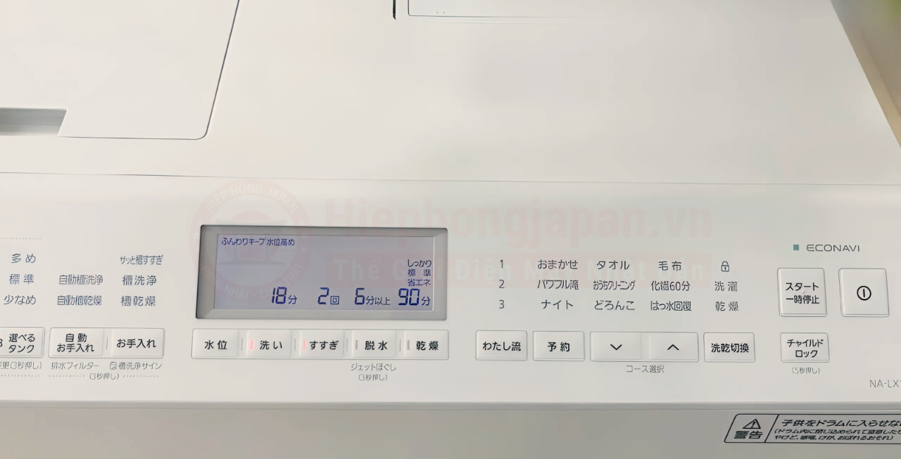 bang dieu khien NA-LX125CL-W