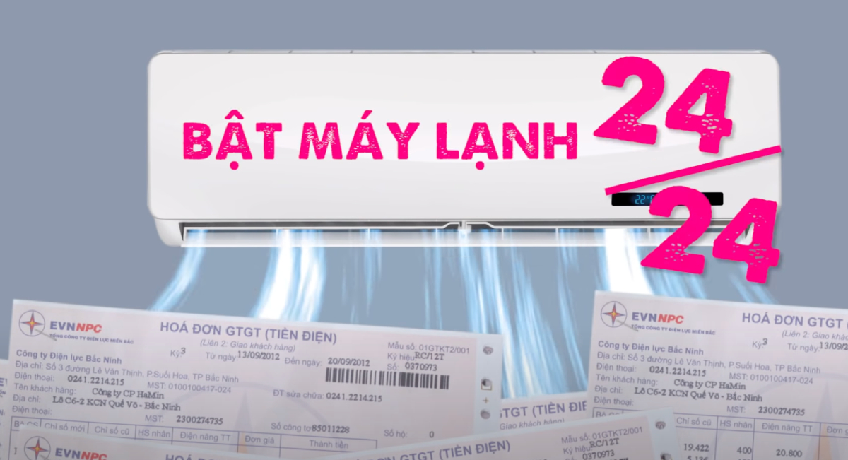 bat dieu hoa 24/24 co ton dien khong