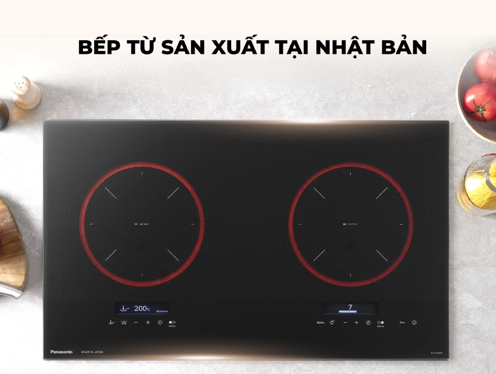 Đặc điểm nổi bật của bếp từ Panasonic KY-A1W70KRA