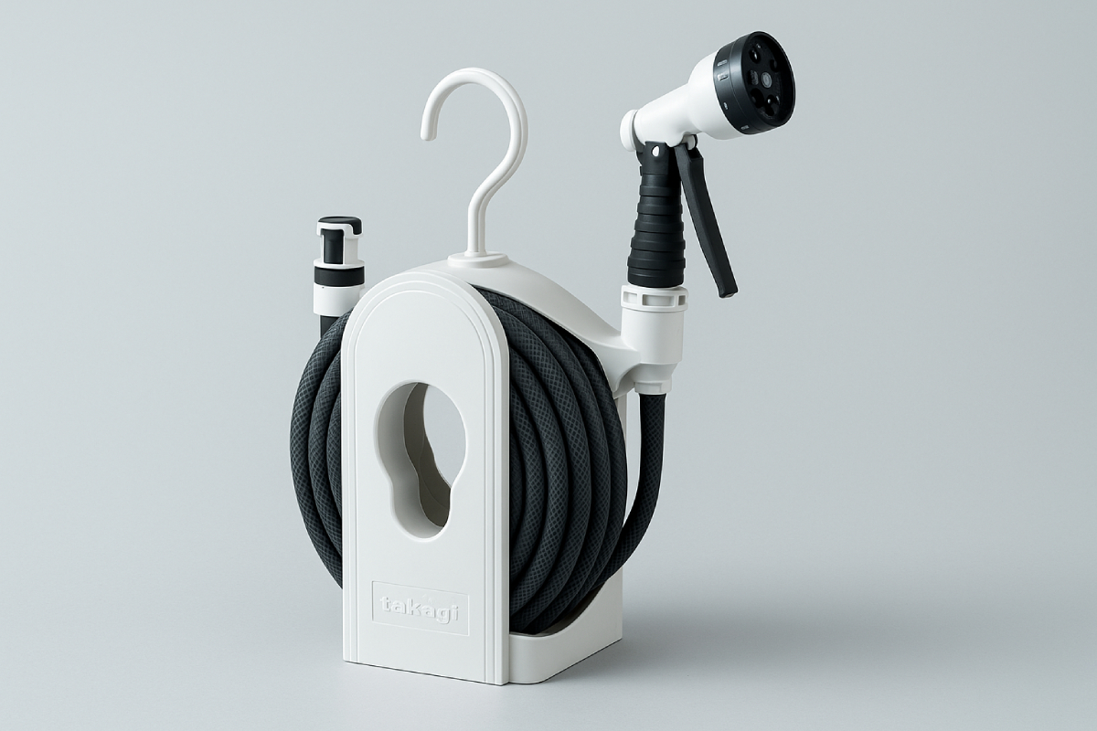 Bộ cuộn vòi tưới cây 10m Takagi R110CG Nhật Bản