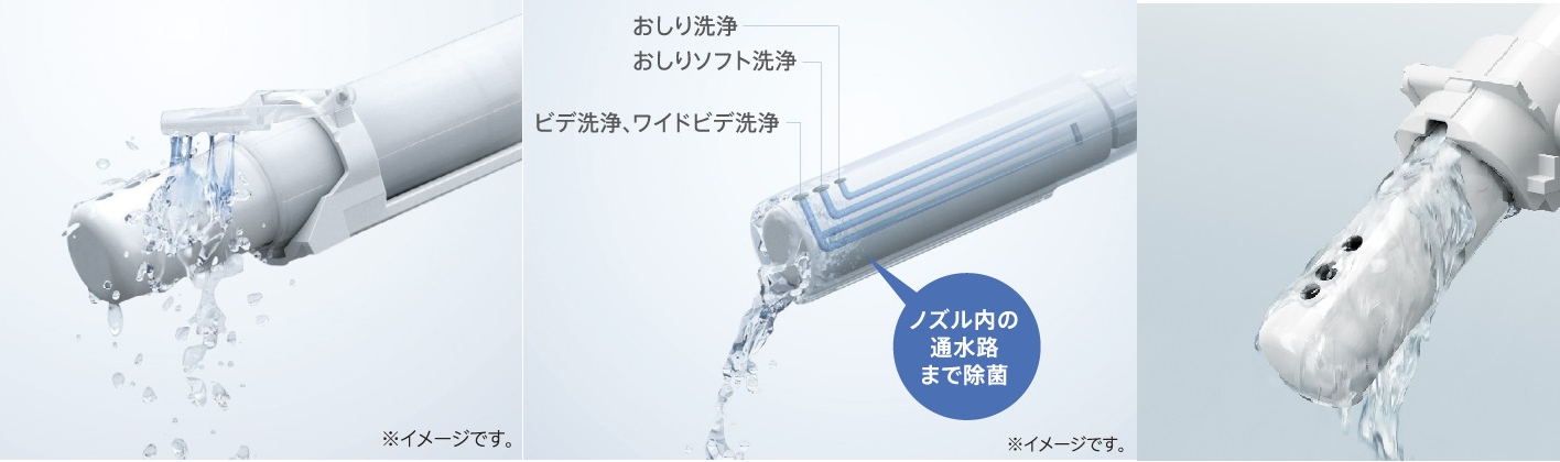 TOTO CES9435 trang bị bộ 3 công nghệ EWATER nước điện phân, tự vệ sinh vòi và khử mùi tự động