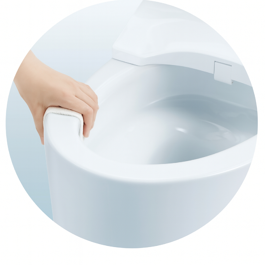 TOTO CES9435 thiết kế không viền dễ vệ sinh