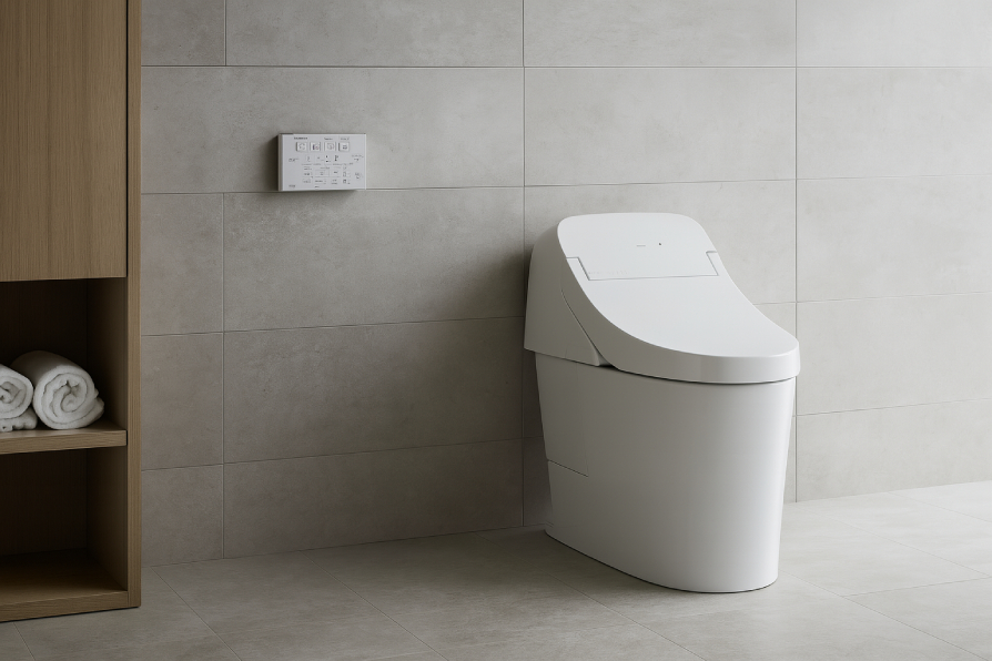 Bồn cầu thông minh toto ces9435 có thiết kế sang trọng hiện đại